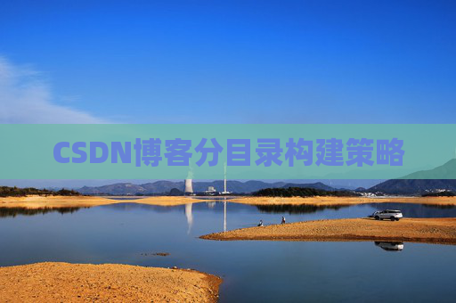 CSDN博客分目录构建策略